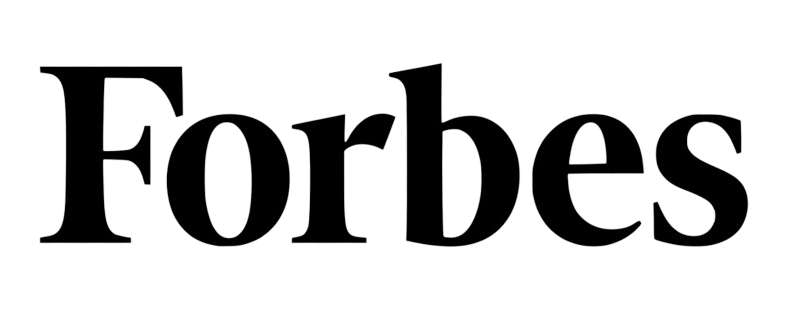 'Forbes logo in black text on a transparent background.'